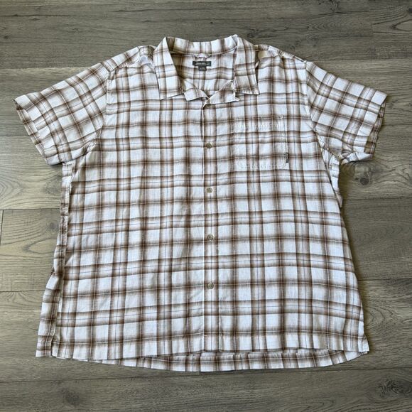 Eddie Bauer Other - Eddie Bauer Men's Casual Plaid Short Sleeve Button Down Shirt - Size 2XL